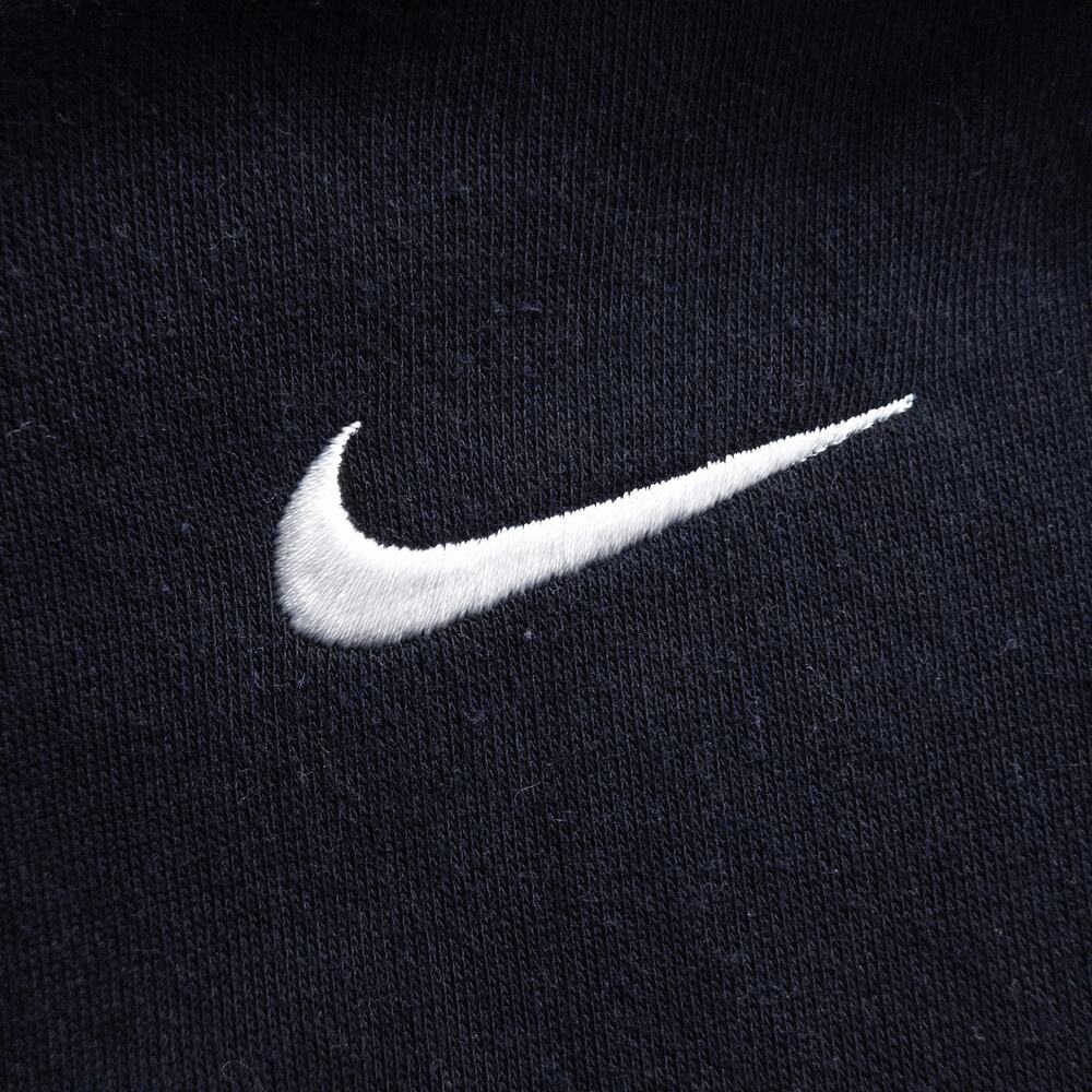 Nike Cropped Oversized Sweatshirt Black Size XL Sporty Minimal - Picture 5 of 7